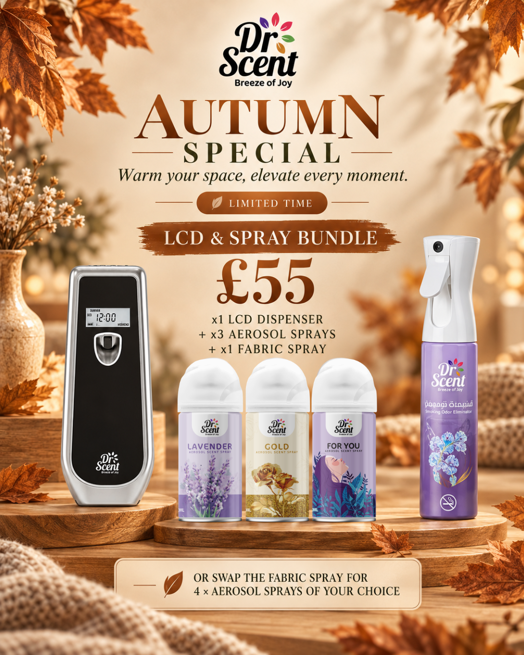 LCD & Spray Scent Bundle